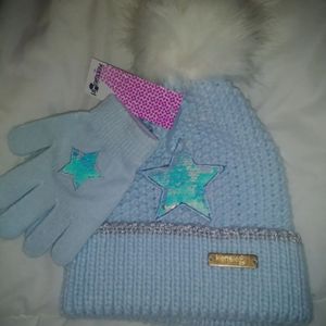 Kensie Hat and Glove Set for Girls